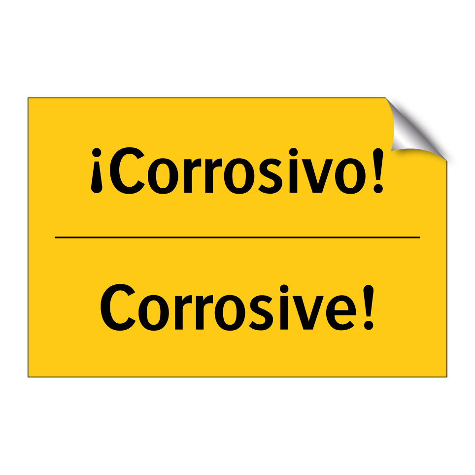 ¡Corrosivo! - Corrosive!