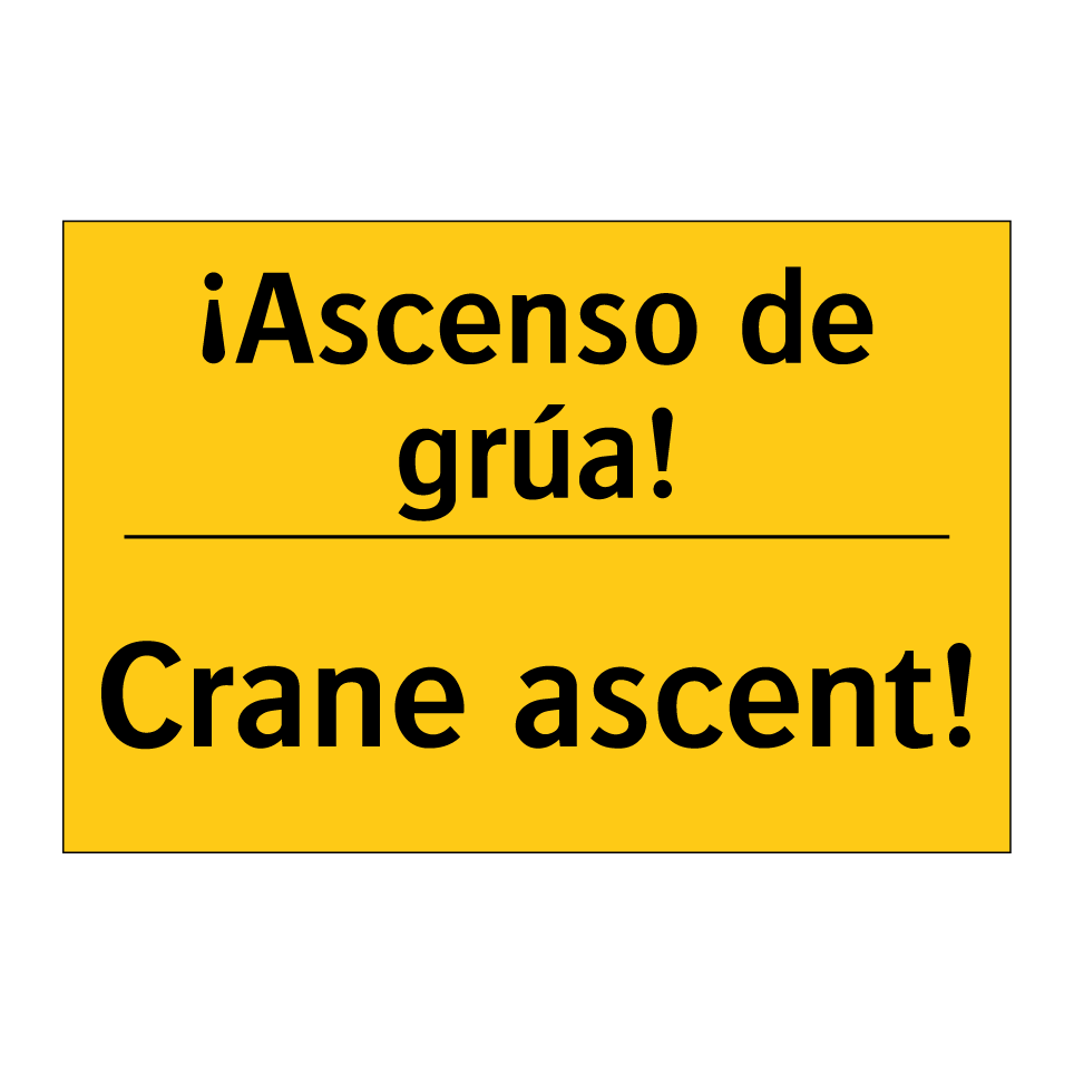 ¡Ascenso de grúa! - Crane ascent!