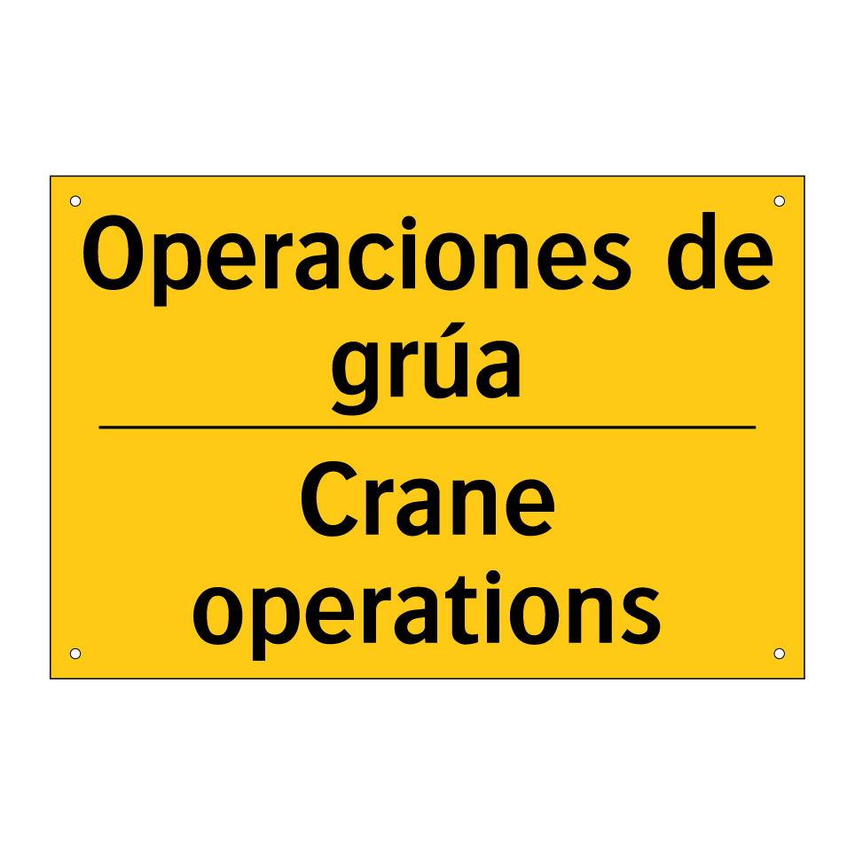 Operaciones de grúa - Crane operations