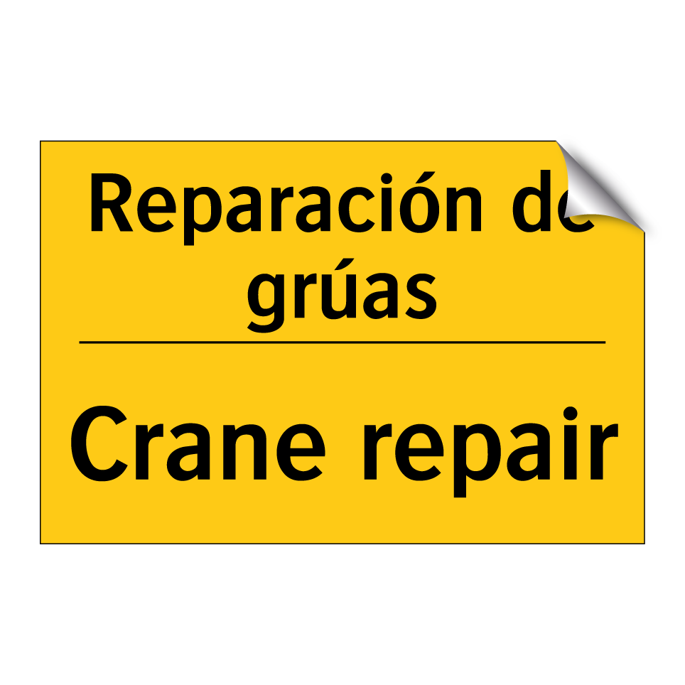 Reparación de grúas - Crane repair