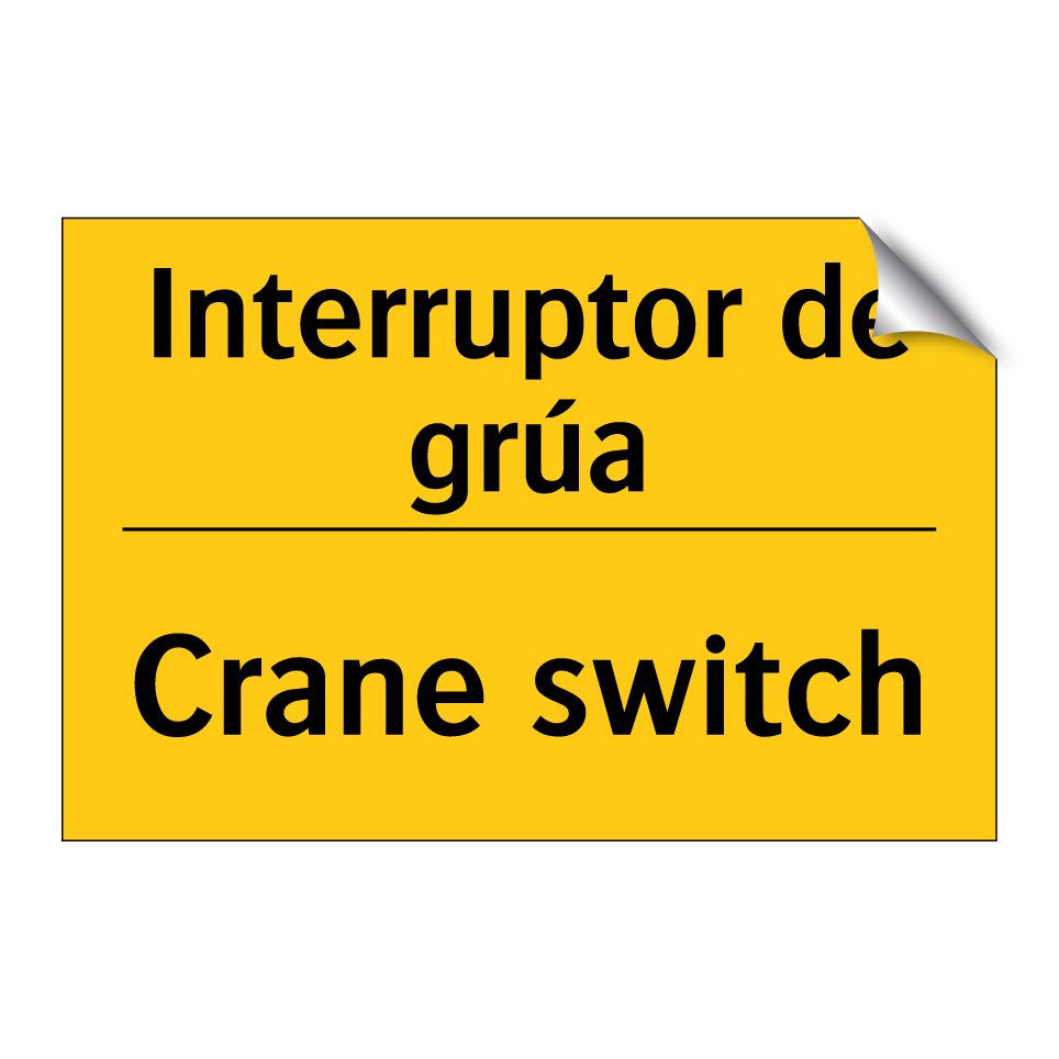 Interruptor de grúa - Crane switch