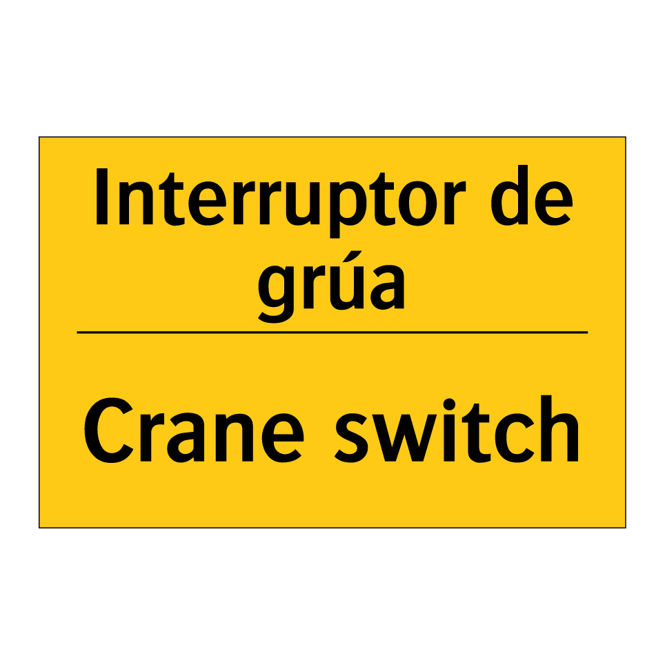 Interruptor de grúa - Crane switch