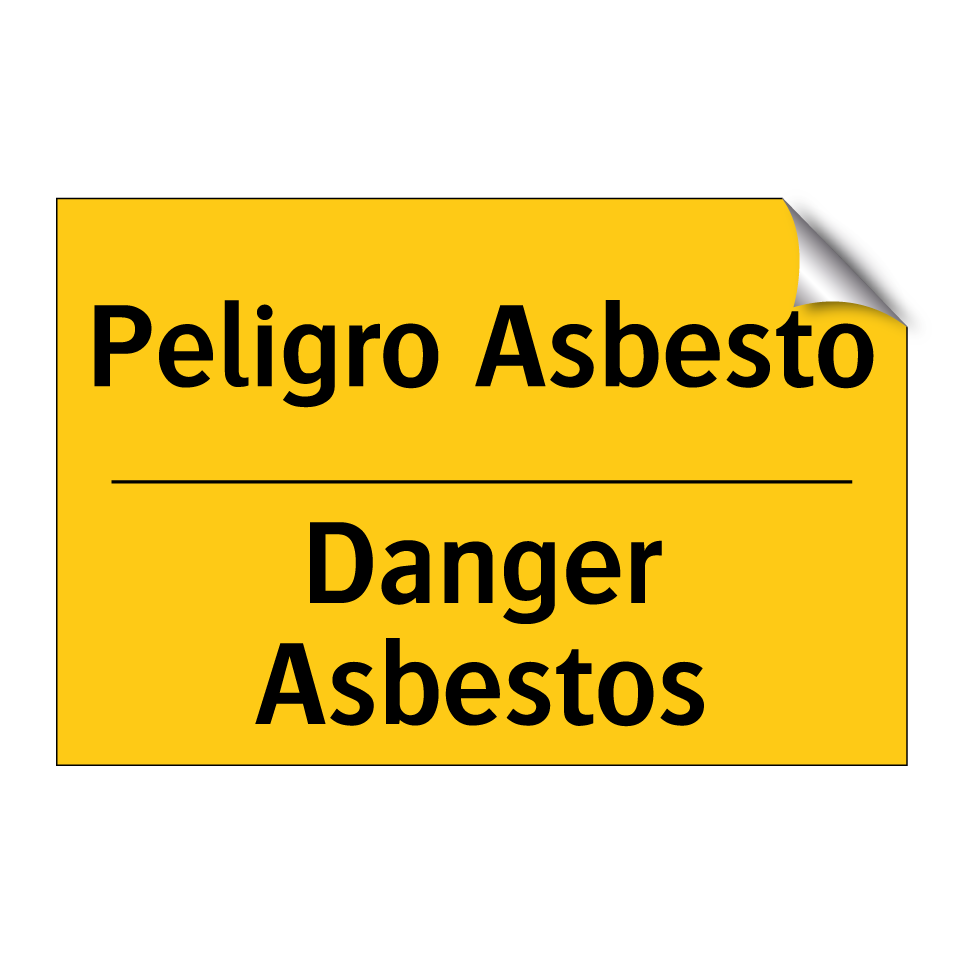 Peligro Asbesto - Danger Asbestos