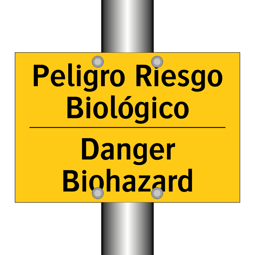 Peligro Riesgo Biológico - Danger Biohazard