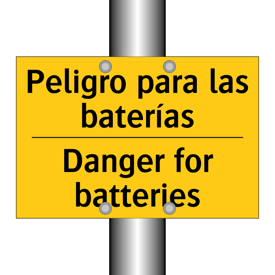 Peligro para las baterías - Danger for batteries