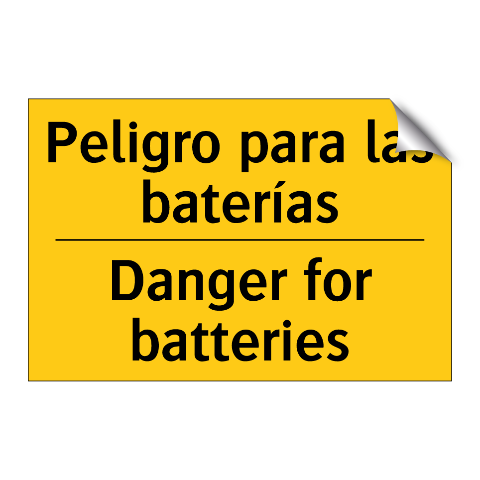 Peligro para las baterías - Danger for batteries