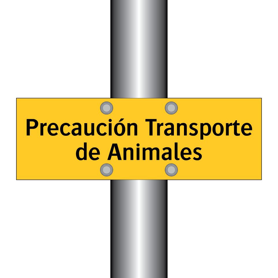 Precaución Transporte de Animales