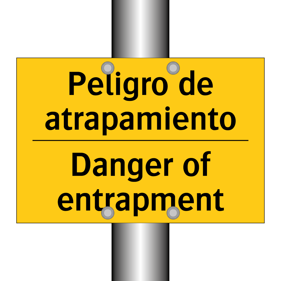 Peligro de atrapamiento - Danger of entrapment