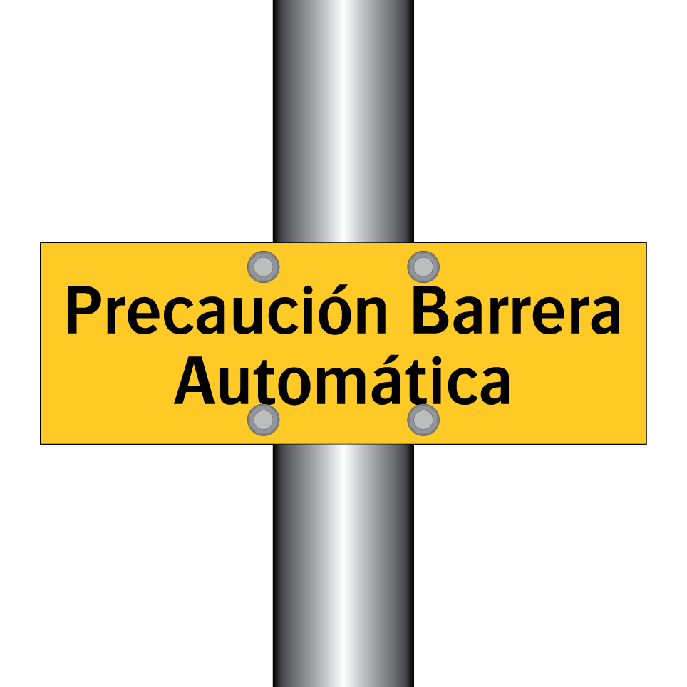 Precaución Barrera Automática