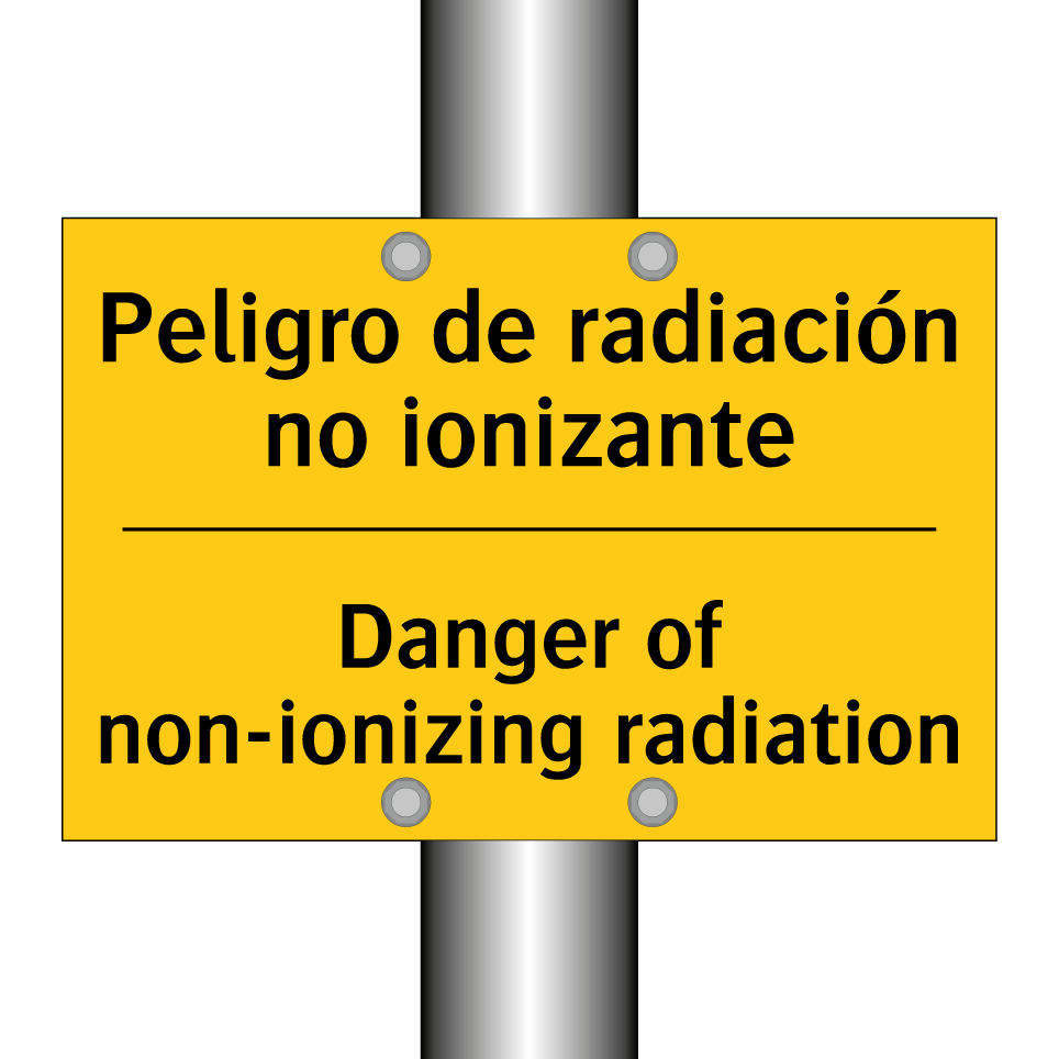 Peligro de radiación no ionizante - Danger of non-ionizing radiation