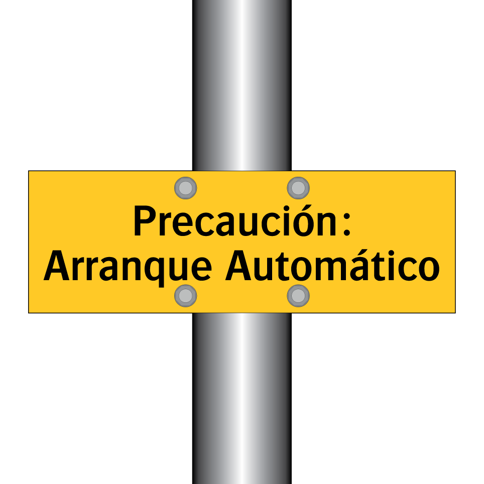 Precaución: Arranque Automático
