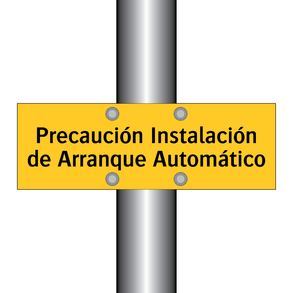 Precaución Instalación de Arranque Automático