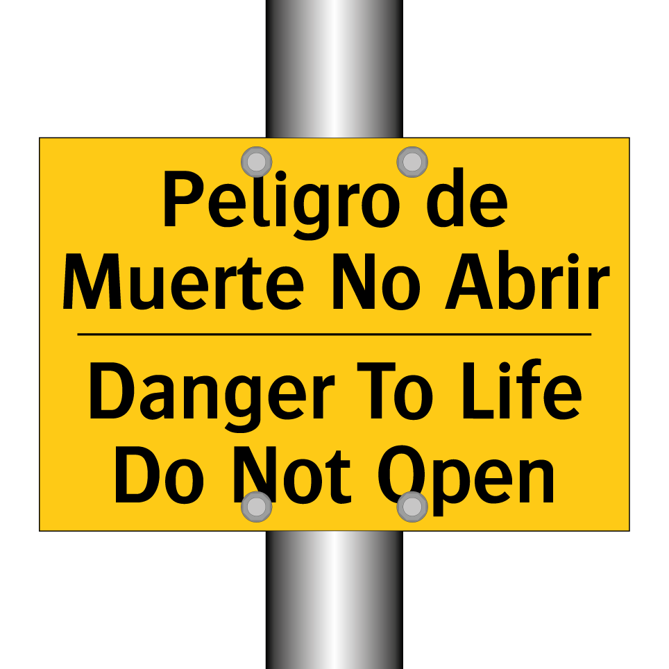 Peligro de Muerte No Abrir - Danger To Life Do Not Open