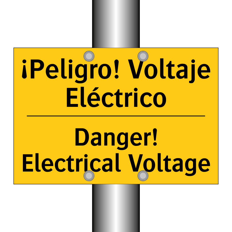¡Peligro! Voltaje Eléctrico - Danger! Electrical Voltage