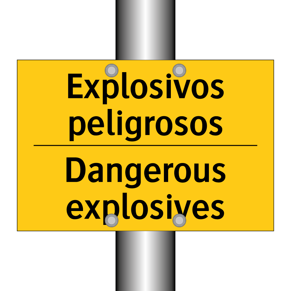 Explosivos peligrosos - Dangerous explosives