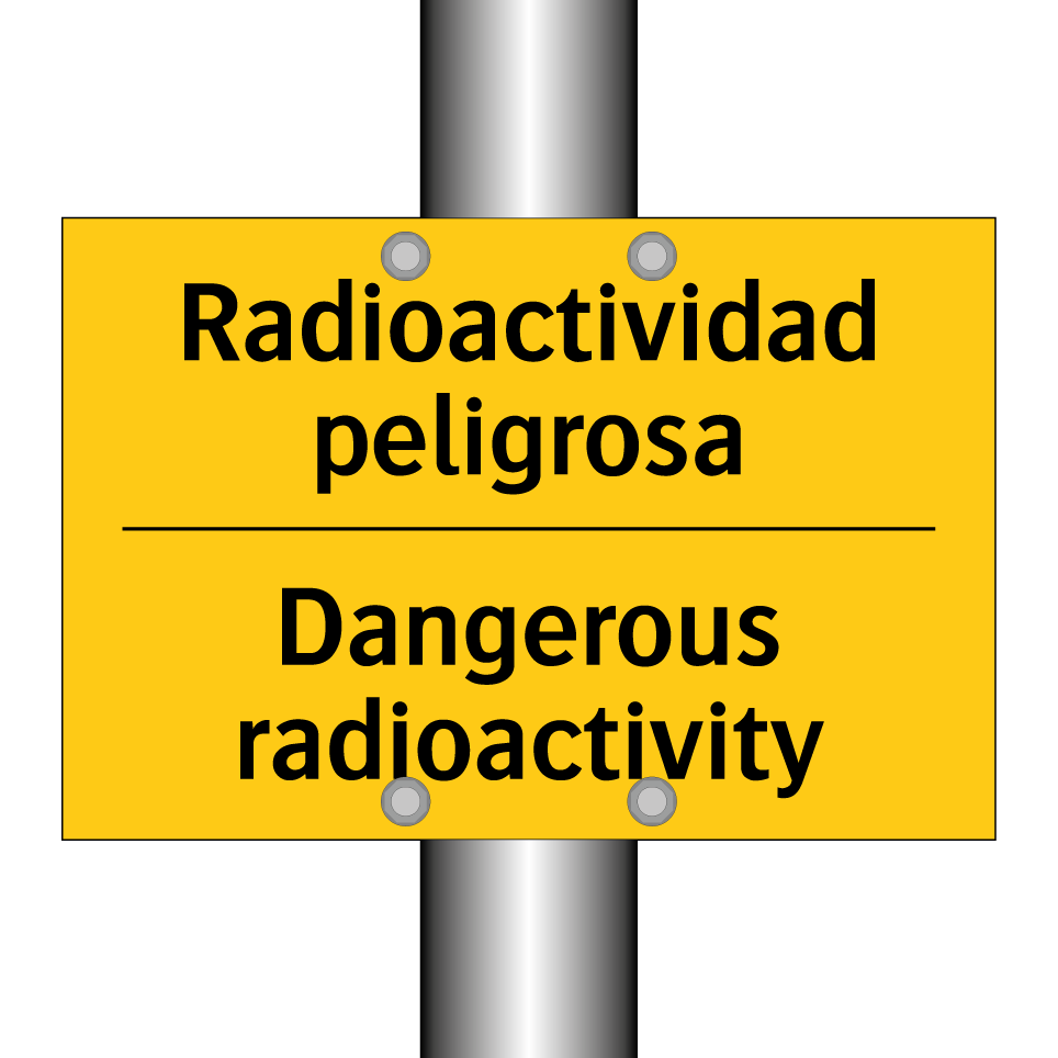 Radioactividad peligrosa - Dangerous radioactivity