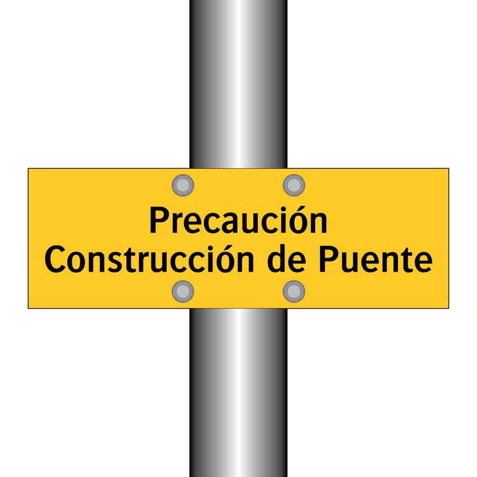 Precaución Construcción de Puente