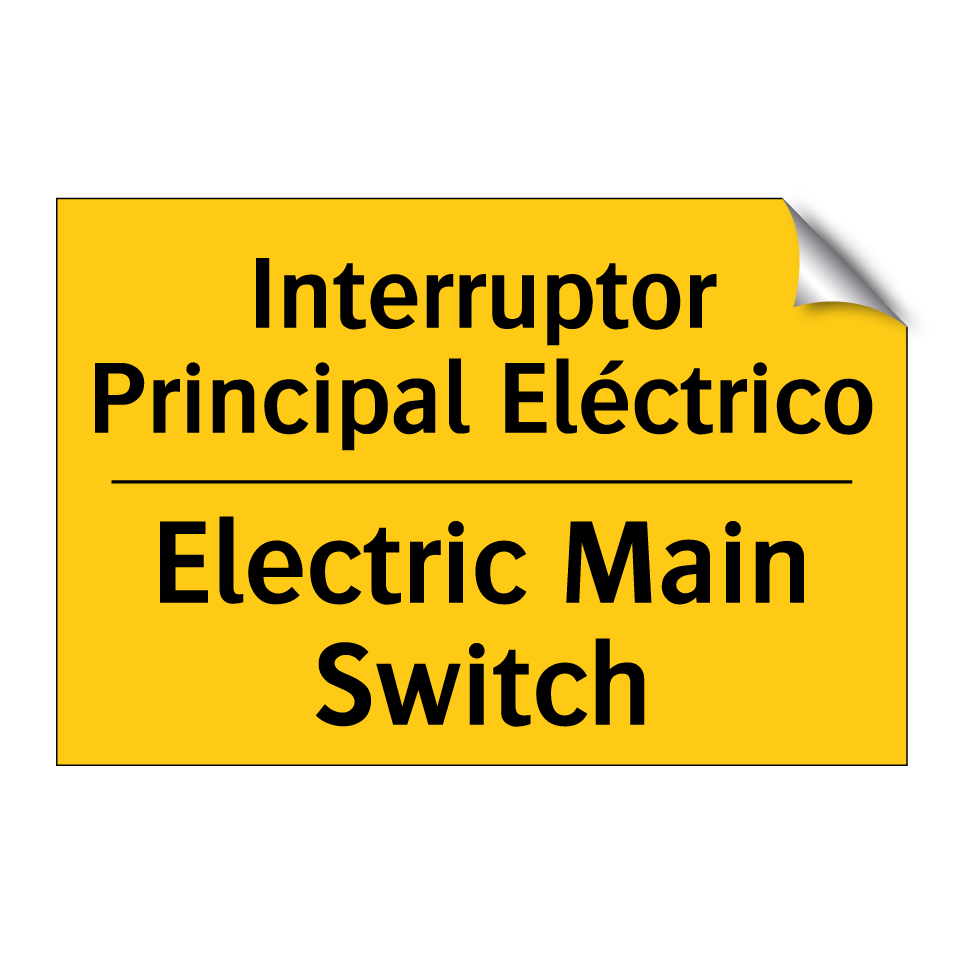 Interruptor Principal Eléctrico - Electric Main Switch