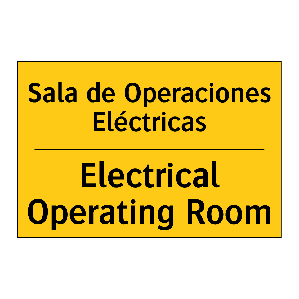Sala de Operaciones Eléctricas - Electrical Operating Room