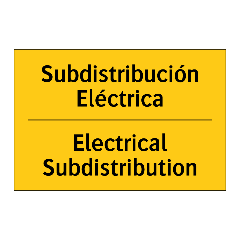 Subdistribución Eléctrica - Electrical Subdistribution