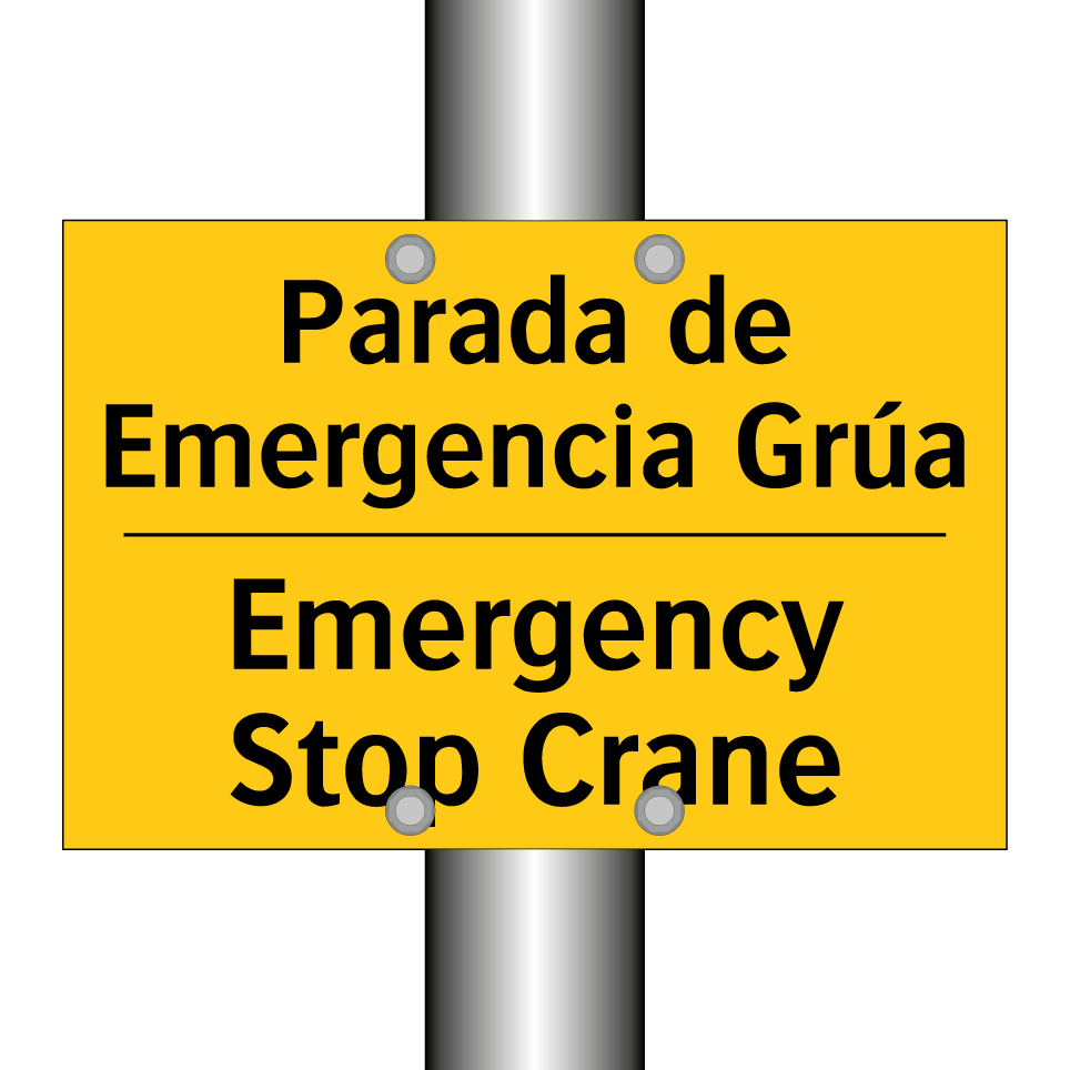 Parada de Emergencia Grúa - Emergency Stop Crane