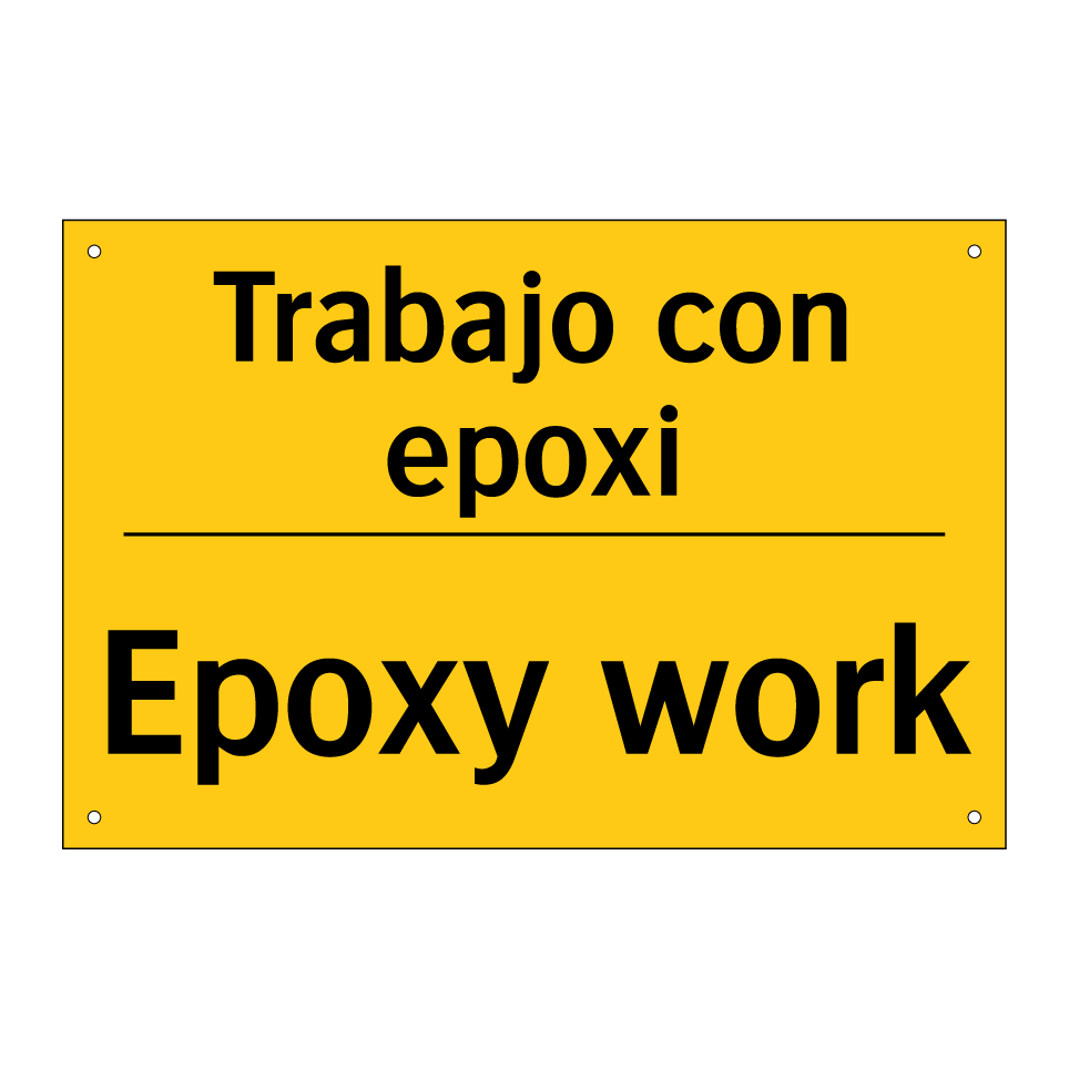 Trabajo con epoxi - Epoxy work