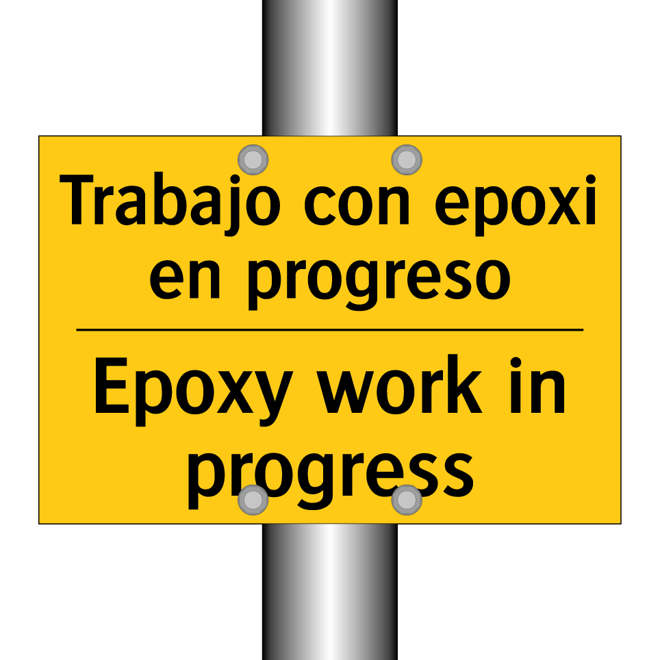 Trabajo con epoxi en progreso - Epoxy work in progress
