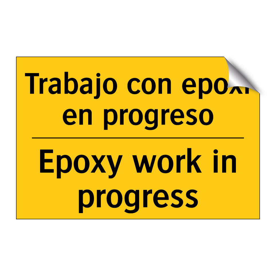 Trabajo con epoxi en progreso - Epoxy work in progress