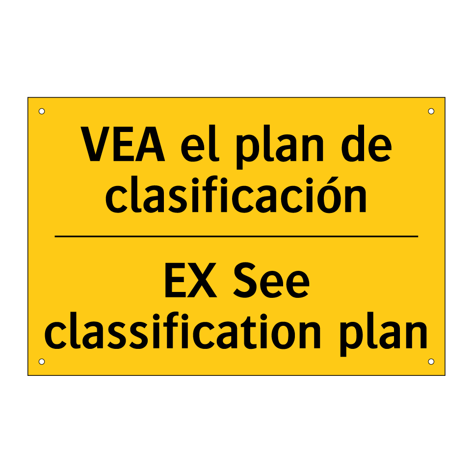 VEA el plan de clasificación - EX See classification plan