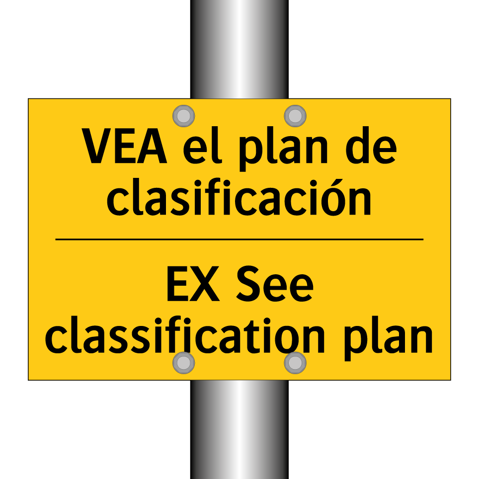 VEA el plan de clasificación - EX See classification plan