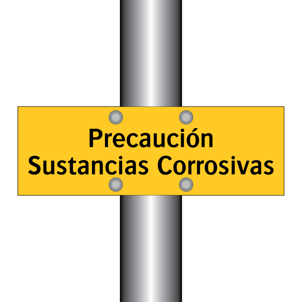 Precaución Sustancias Corrosivas
