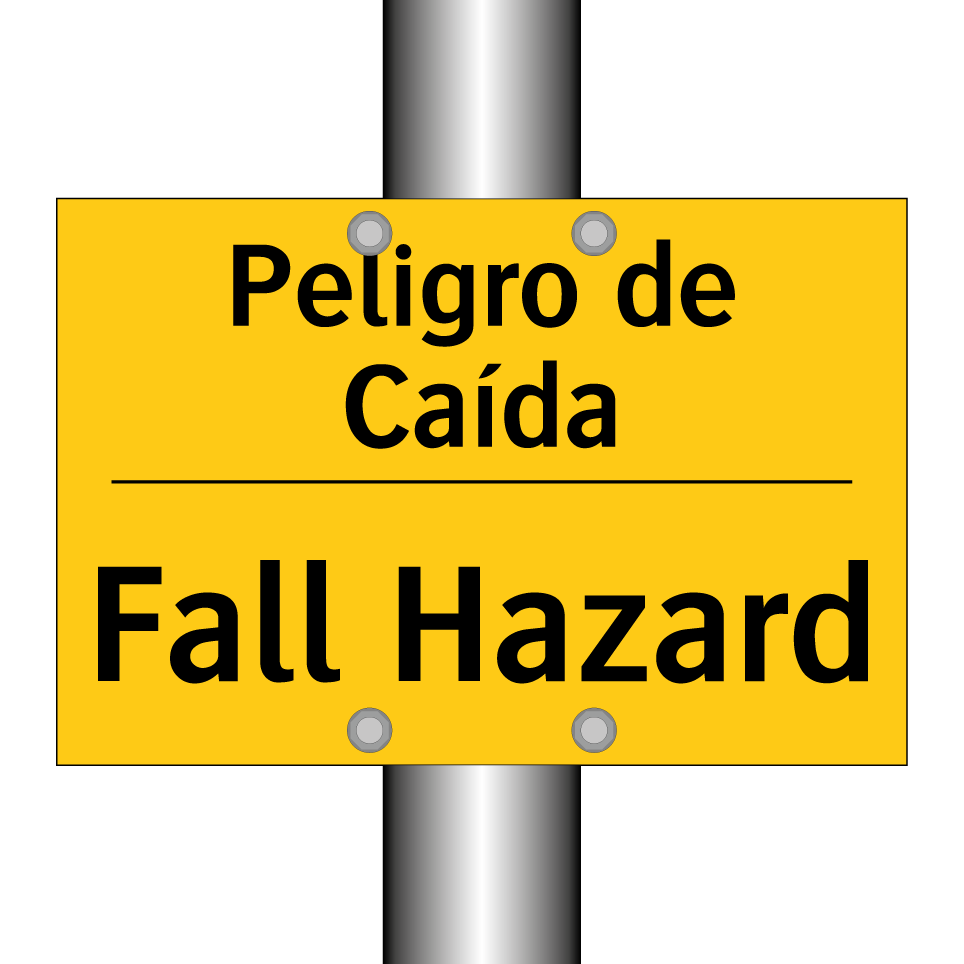 Peligro de Caída - Fall Hazard