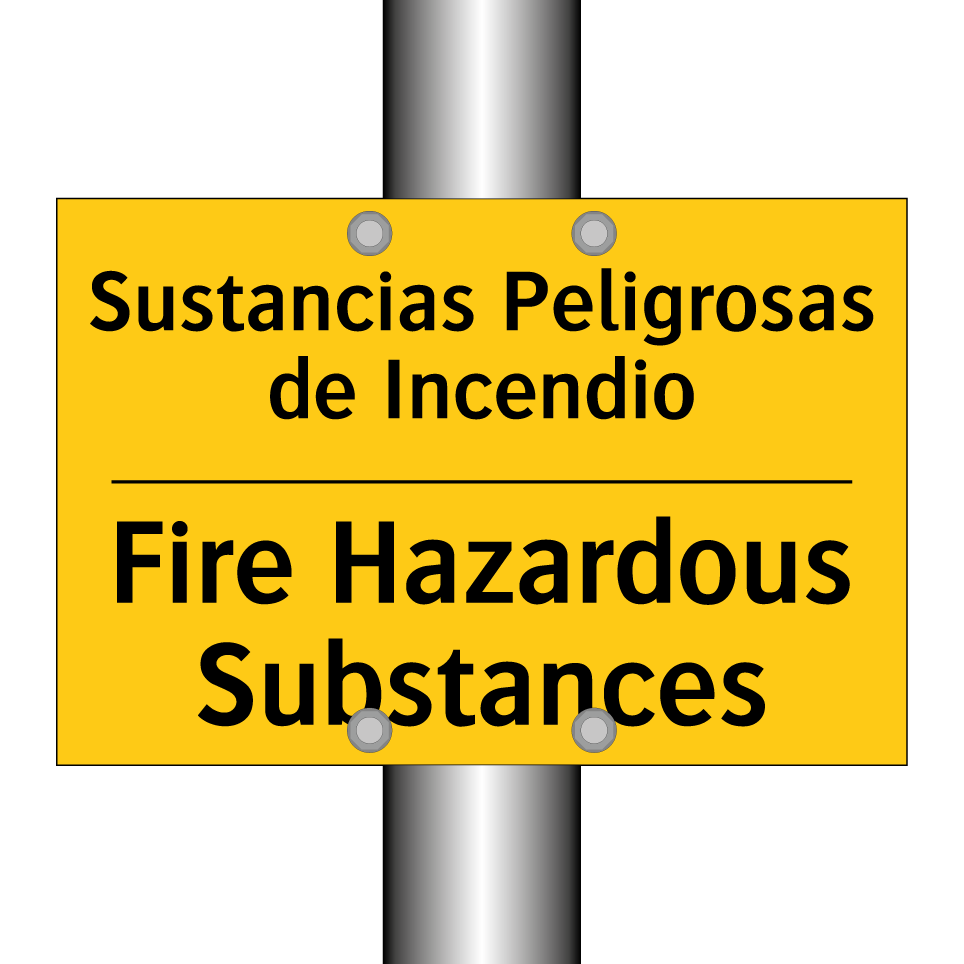 Sustancias Peligrosas de Incendio - Fire Hazardous Substances