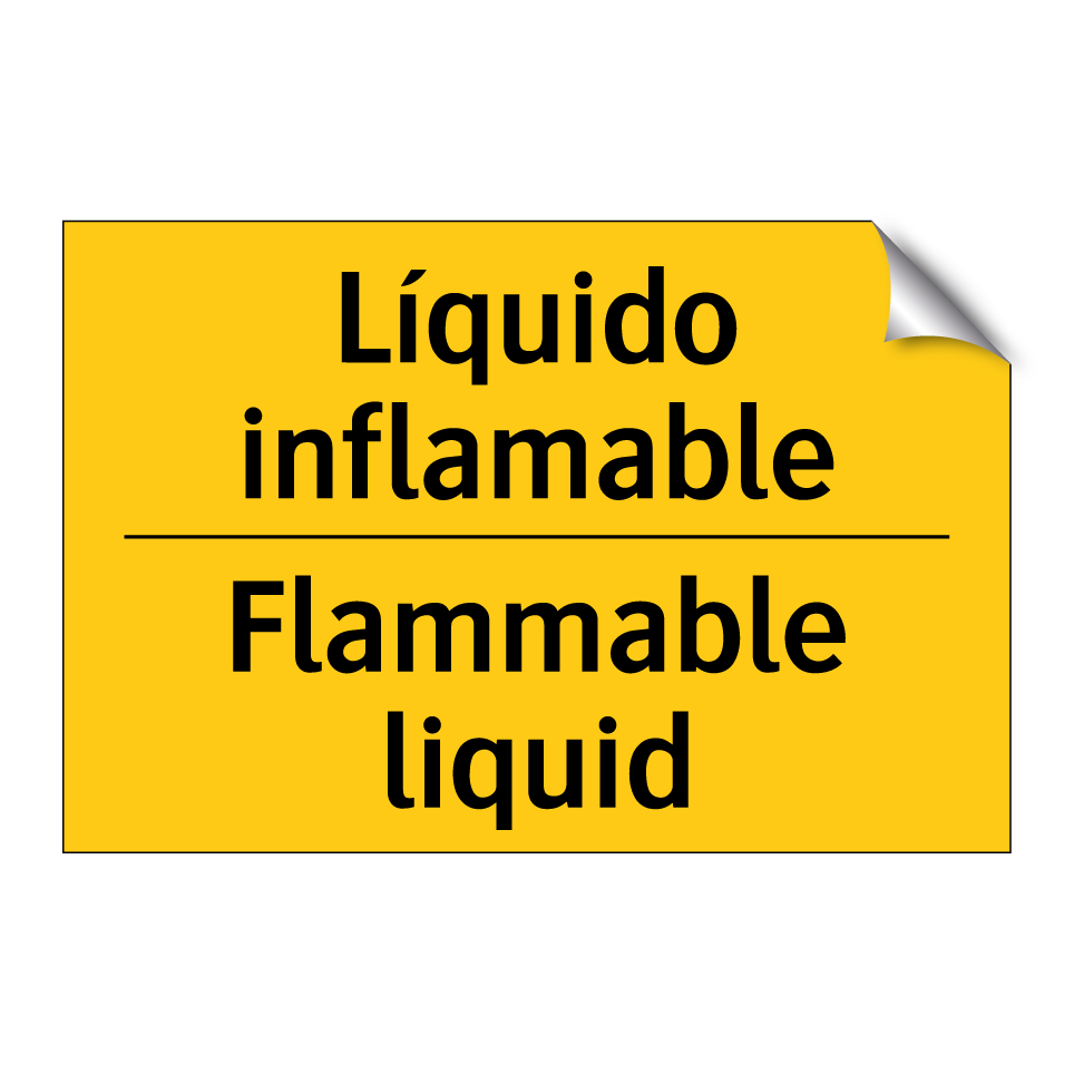 Líquido inflamable - Flammable liquid