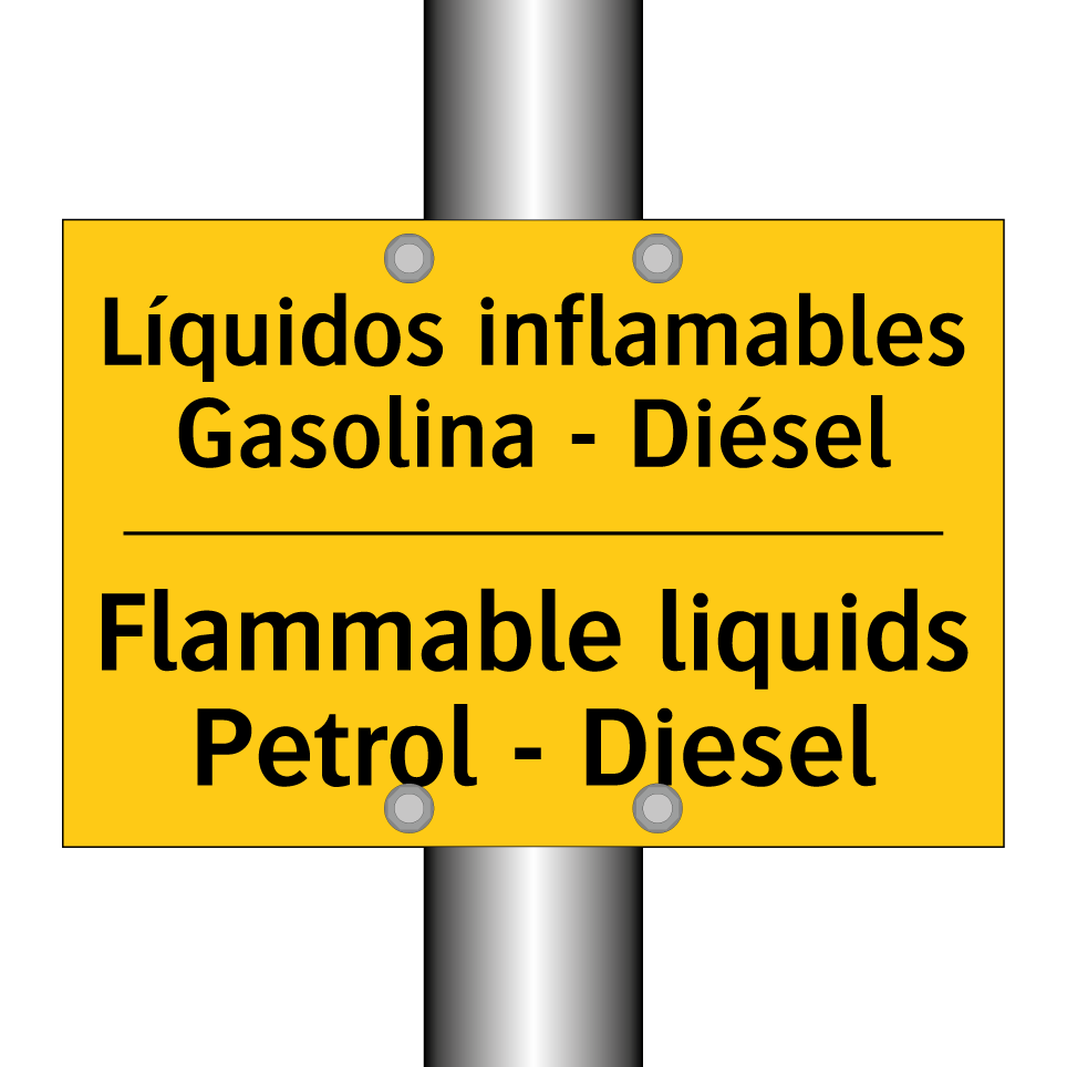 Líquidos inflamables Gasolina - Diésel - Flammable liquids Petrol - Diesel
