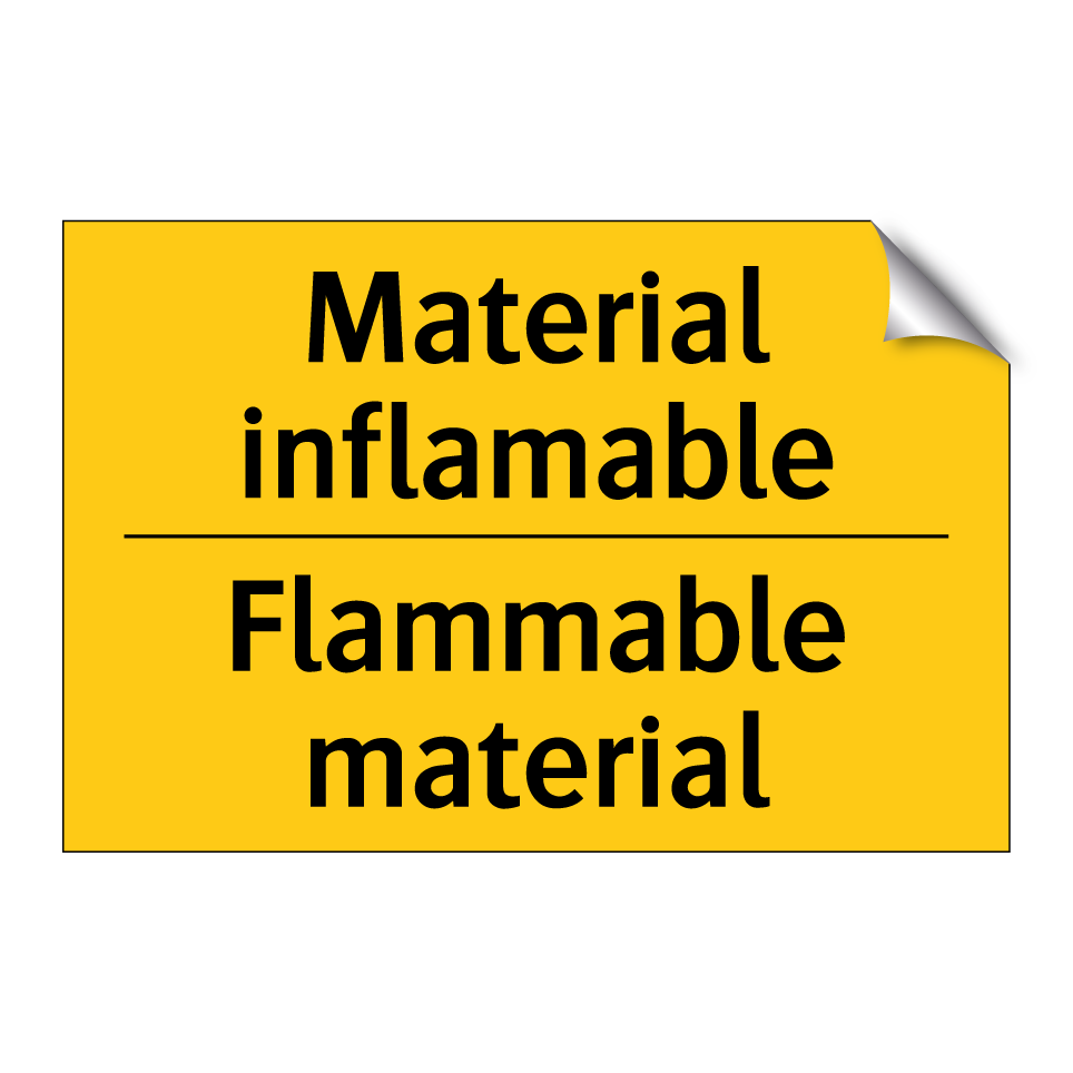 Material inflamable - Flammable material