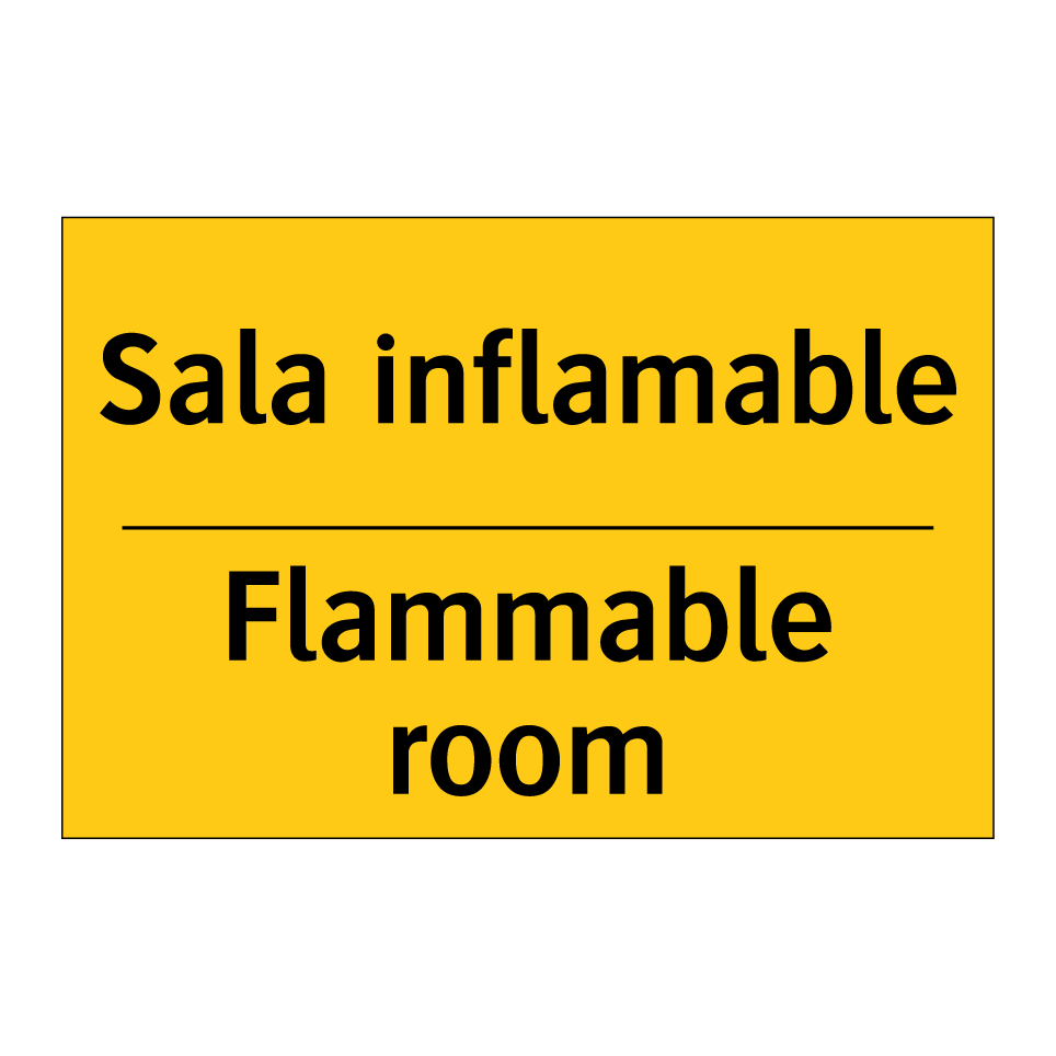 Sala inflamable - Flammable room