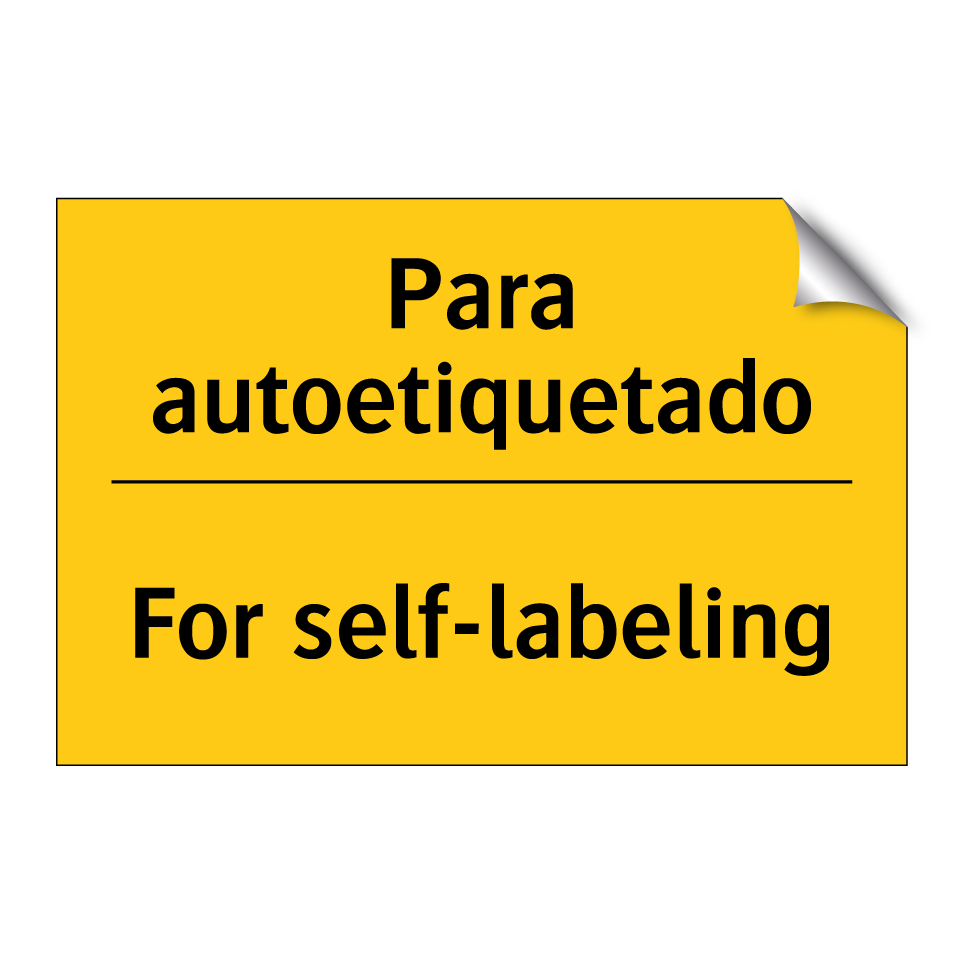 Para autoetiquetado - For self-labeling
