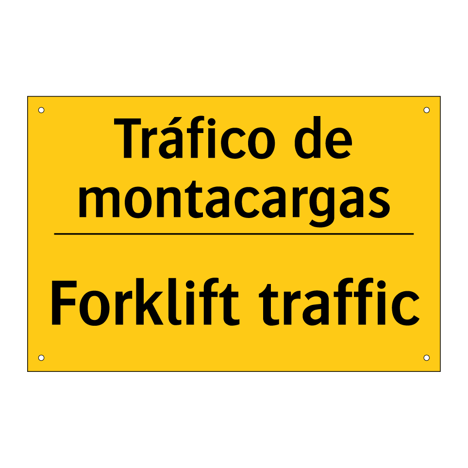 Tráfico de montacargas - Forklift traffic