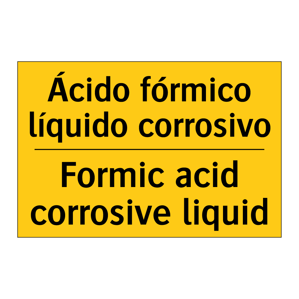 Ácido fórmico líquido corrosivo - Formic acid corrosive liquid