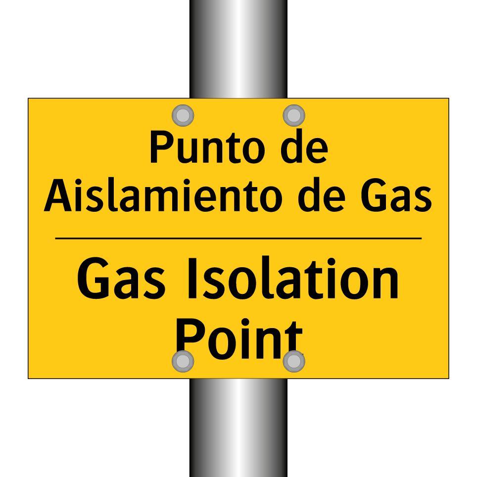 Punto de Aislamiento de Gas - Gas Isolation Point