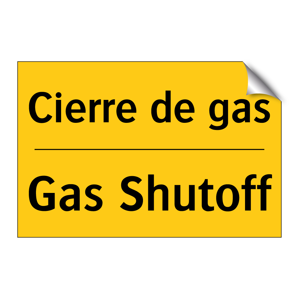 Cierre de gas - Gas Shutoff