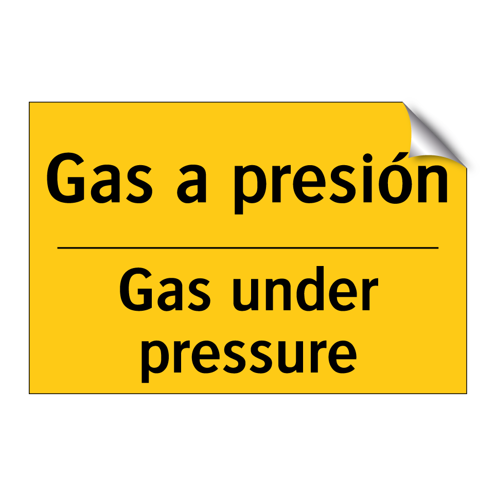 Gas a presión - Gas under pressure
