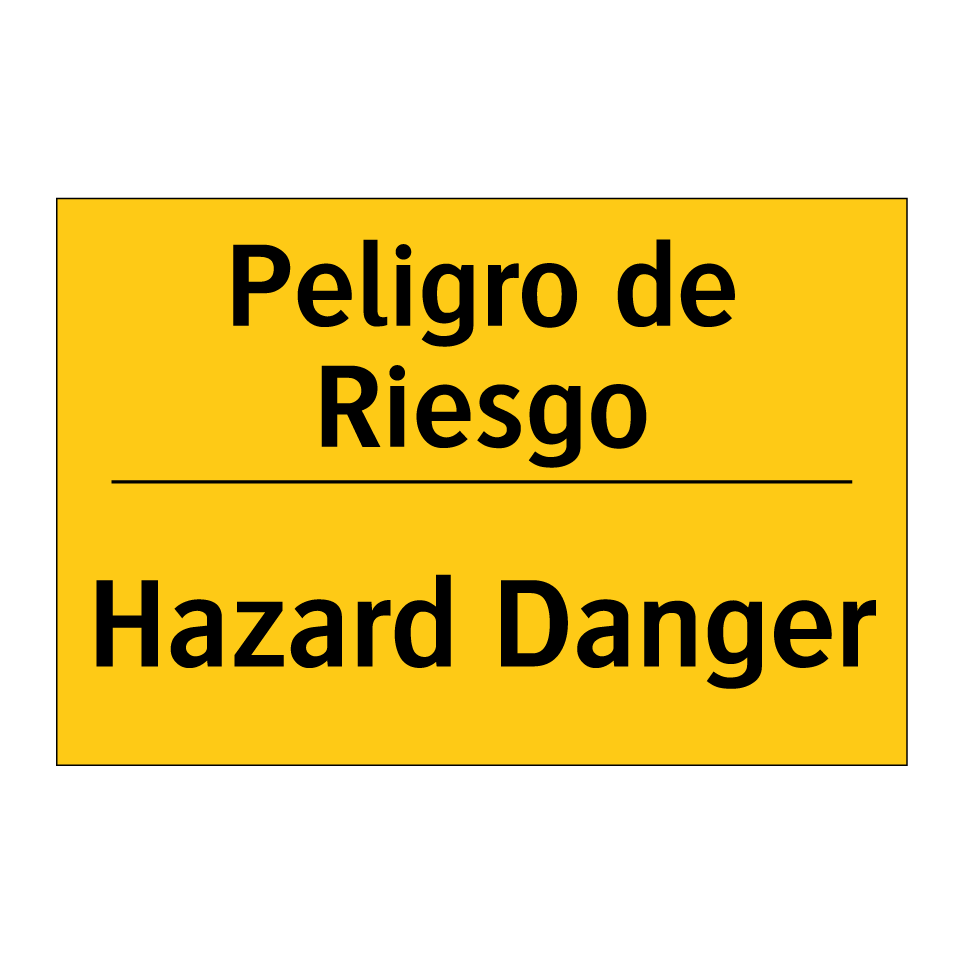 Peligro de Riesgo - Hazard Danger