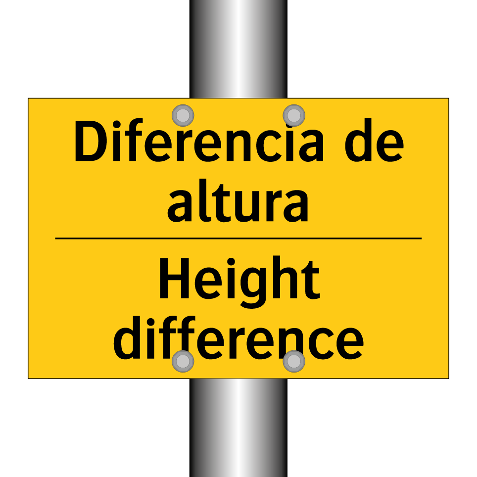 Diferencia de altura - Height difference