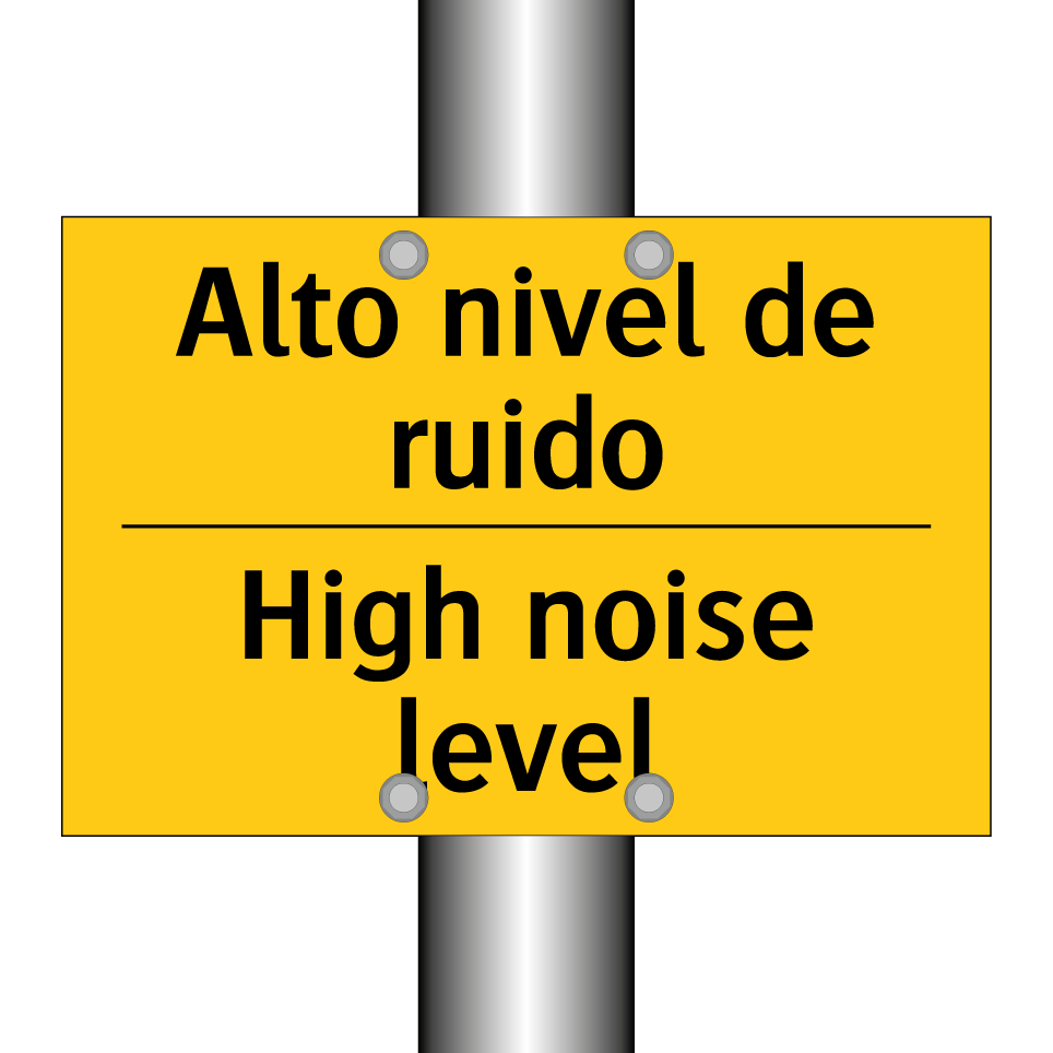 Alto nivel de ruido - High noise level
