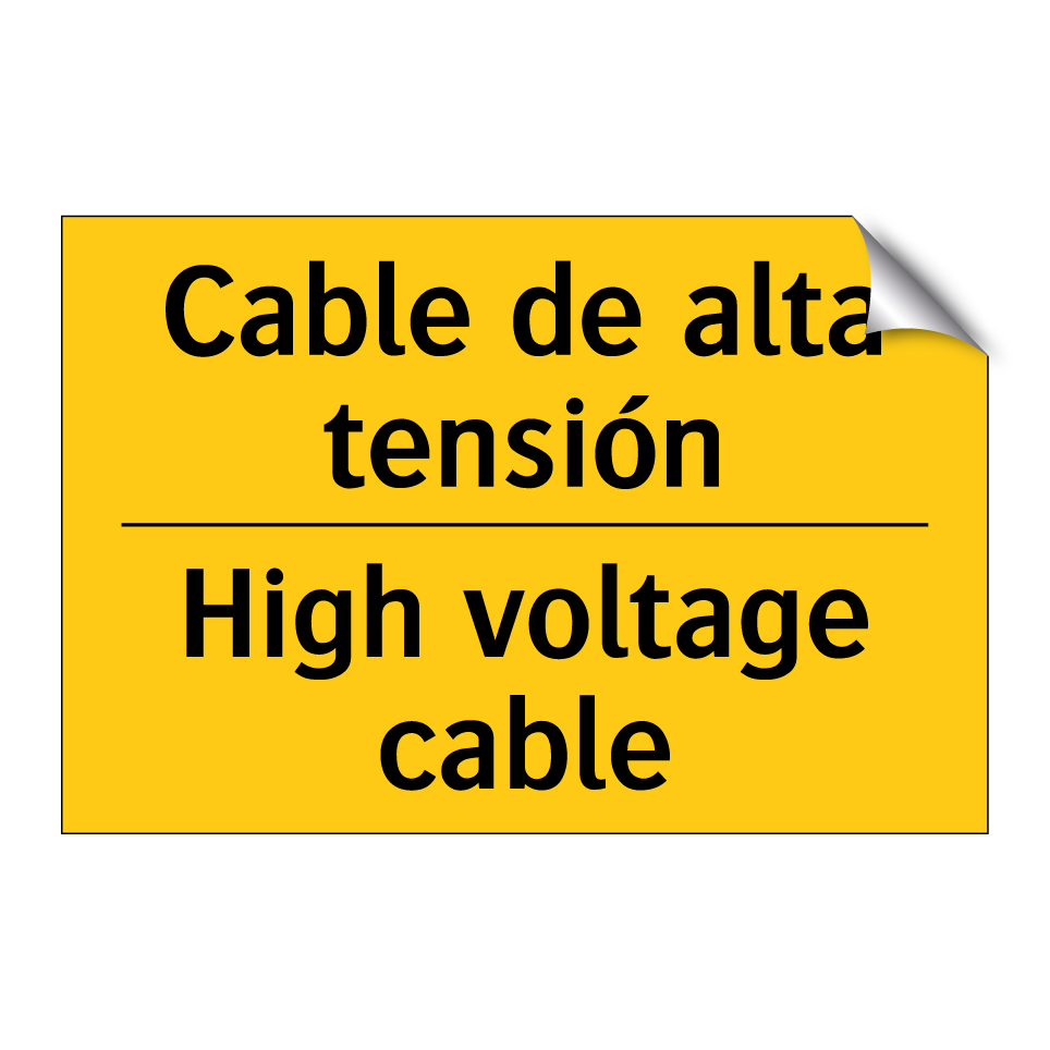Cable de alta tensión - High voltage cable