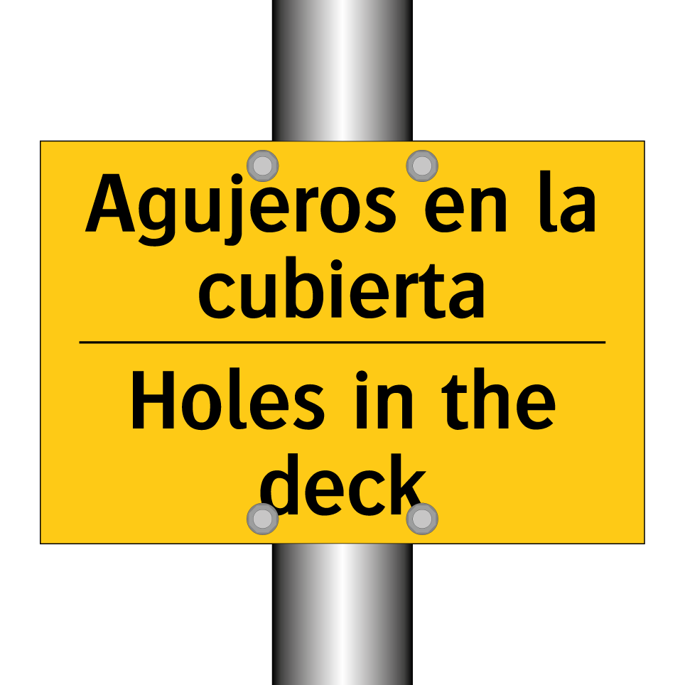 Agujeros en la cubierta - Holes in the deck