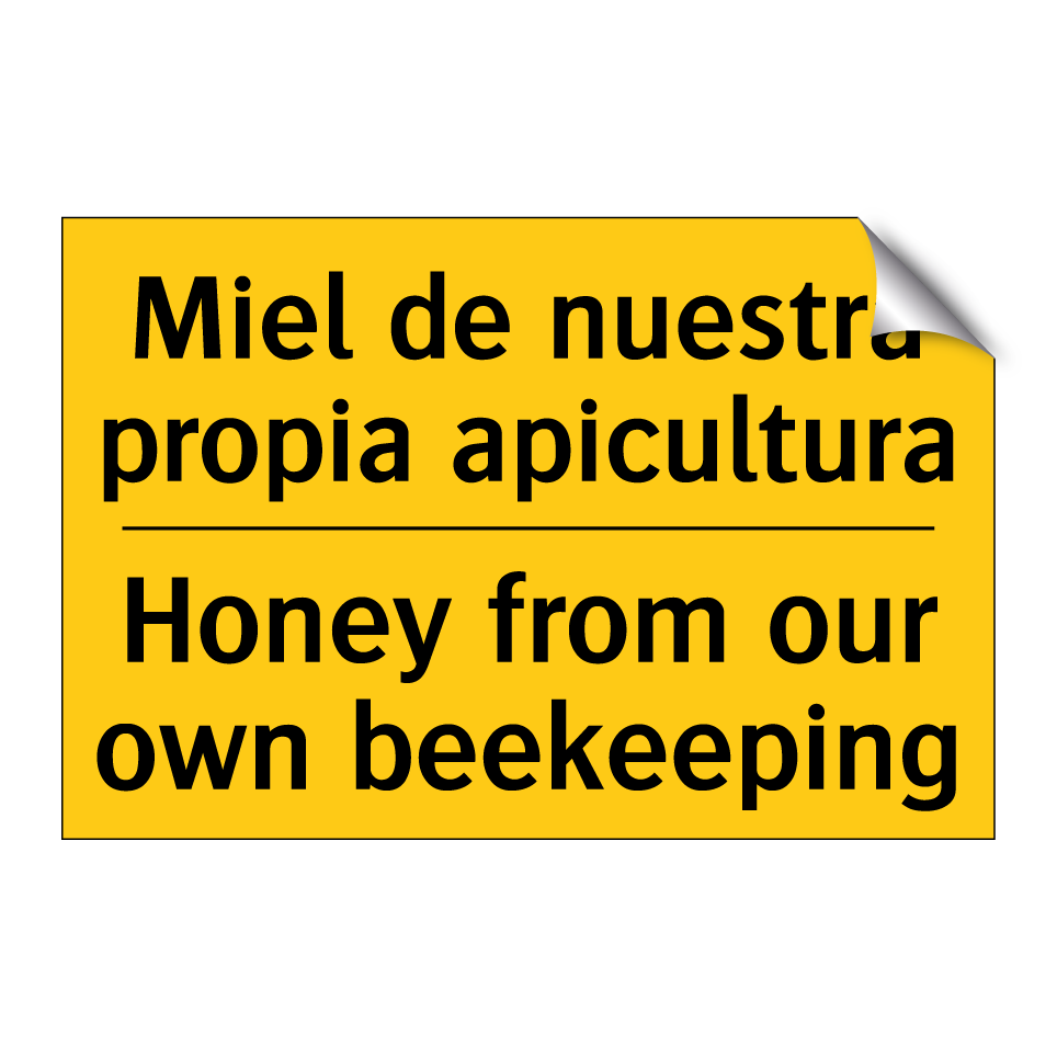 Miel de nuestra propia apicultura - Honey from our own beekeeping
