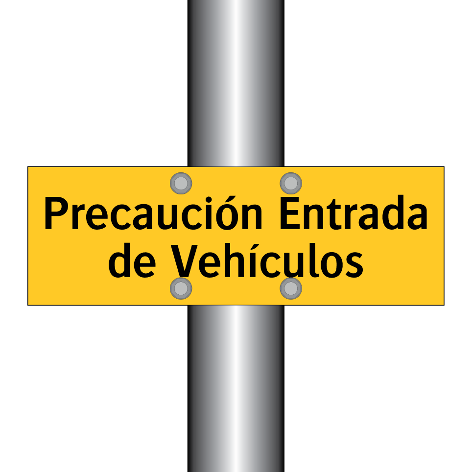 Precaución Entrada de Vehículos